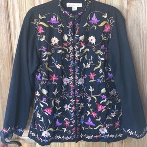 🌞Embroidered flower jacket🌞